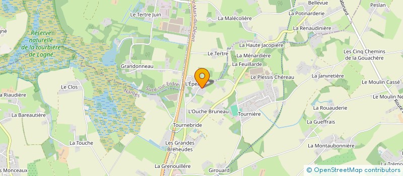 localisation de l'entreprise SCI MAPVMAINE  CARQUEFOU