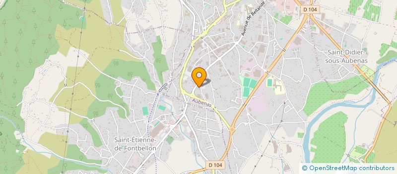 localisation de l'entreprise SCI MAPY  VINEZAC