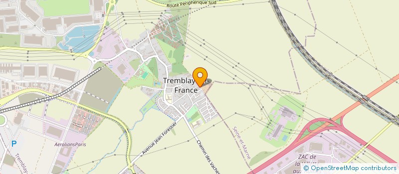 localisation de l'entreprise SCI MAPY à TREMBLAY-EN-FRANCE