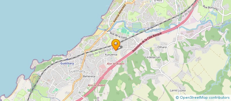 localisation de l'entreprise SCI MAPY à BIDART