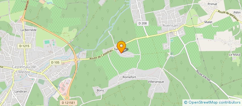 localisation de l'entreprise SCI MAPYS  AVENSAN