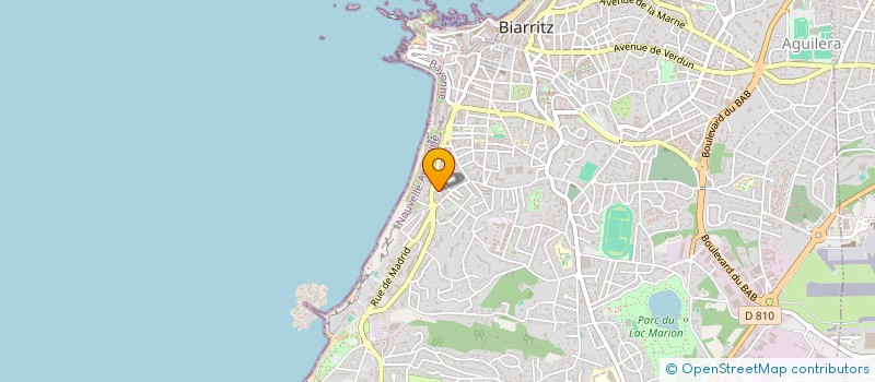 localisation de l'entreprise SCI MAQ 4 à BIARRITZ