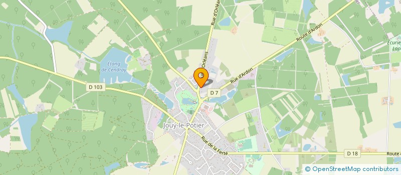 localisation de l'entreprise SCI MAR'DO à JOUY-LE-POTIER