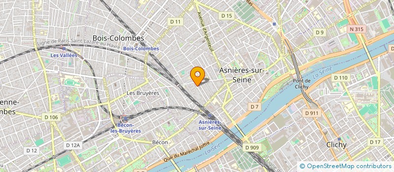 localisation de l'entreprise SCI MAR E SOULEOU à ASNIERES-SUR-SEINE