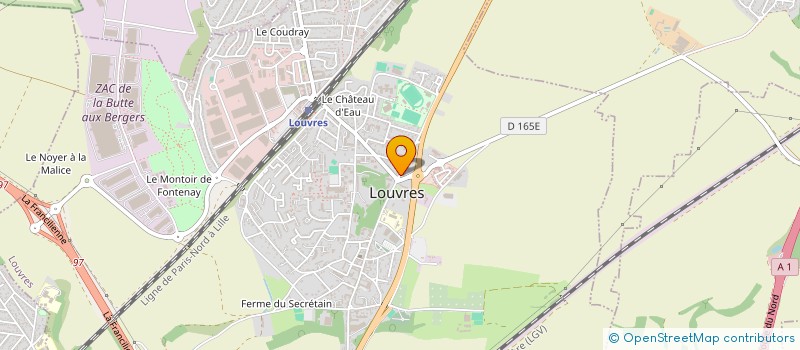 localisation de l'entreprise SCI MAR-FAUCHERE  LOUVRES