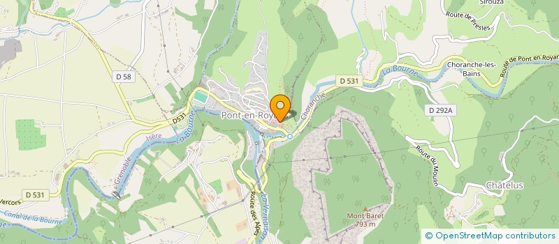 localisation de l'entreprise SCI MAR'IMMO  PONT-EN-ROYANS