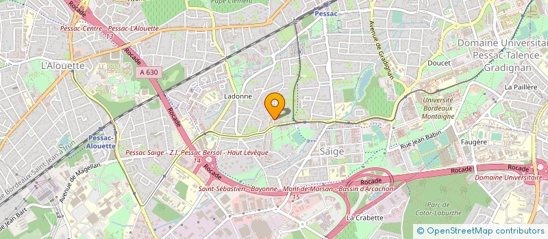 localisation de l'entreprise SCI MAR PAU  PESSAC