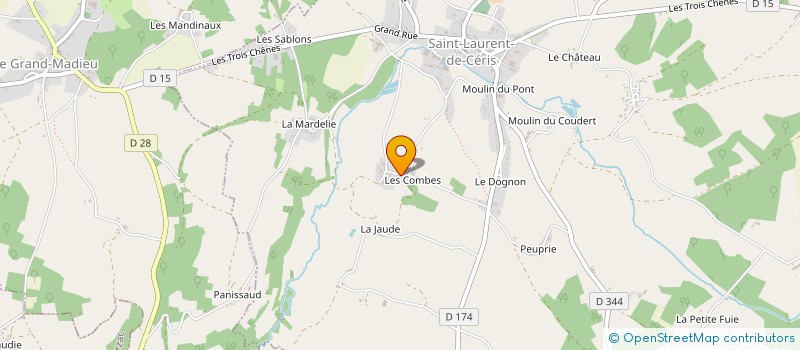 localisation de l'entreprise SCI MARA à SAINT-LAURENT-DE-CERIS