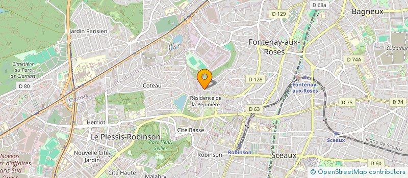 localisation de l'entreprise SCI MARA à FONTENAY-AUX-ROSES