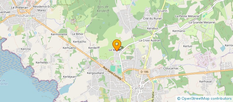 localisation de l'entreprise SCI MARA  CARNAC