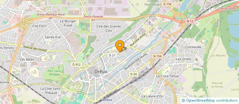 localisation de l'entreprise SCI MARA à DREUX