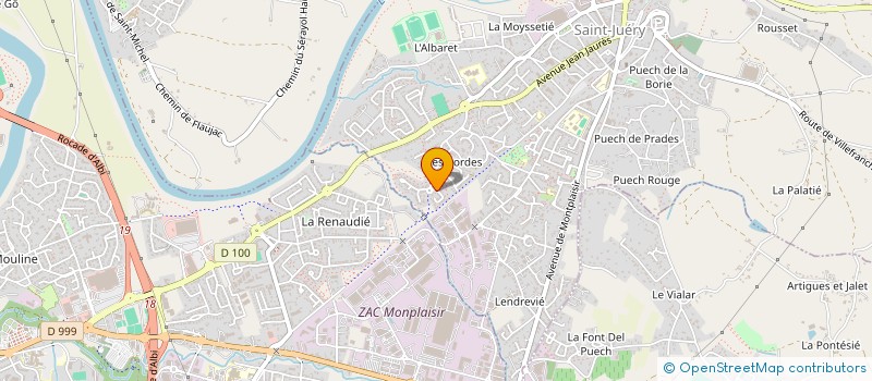 localisation de l'entreprise SCI MARA  SAINT-JUERY