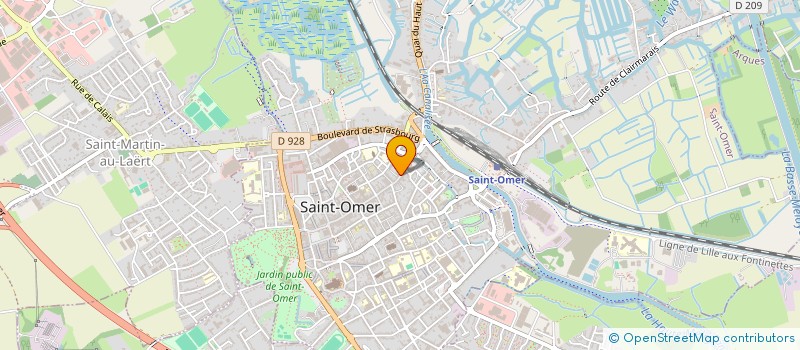 localisation de l'entreprise SCI MARA  SAINT-OMER