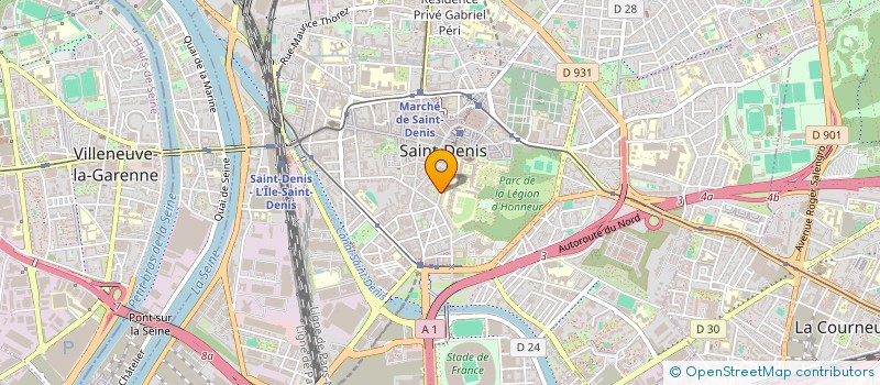 localisation de l'entreprise SCI MARA 93 à SAINT-DENIS