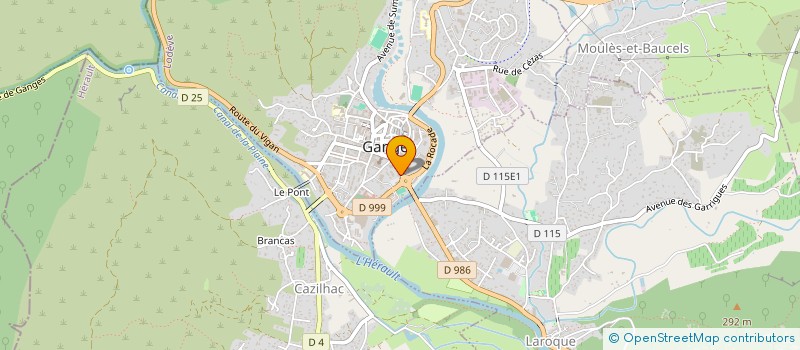 localisation de l'entreprise SCI MARABOU  GANGES