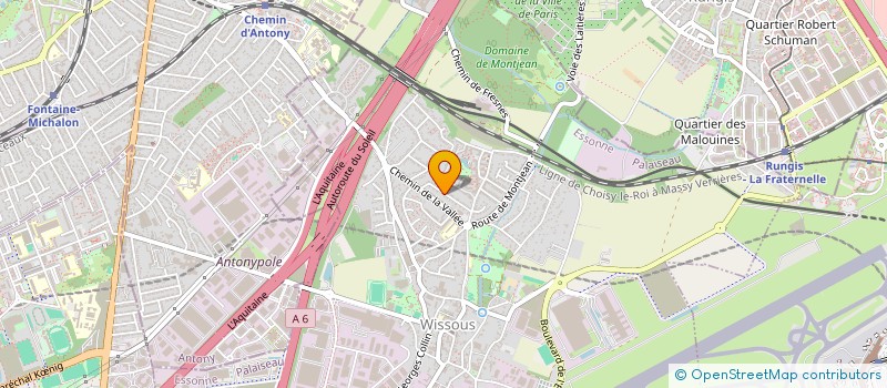 localisation de l'entreprise SCI MARACA à WISSOUS