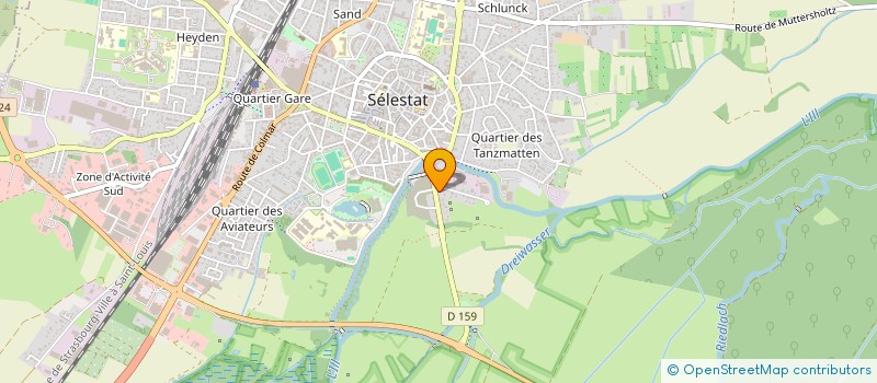 localisation de l'entreprise SCI MARACAS  SELESTAT