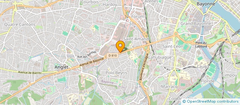 localisation de l'entreprise SCI MARACAS à BAYONNE