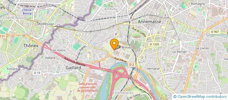 localisation de l'entreprise SCI MARAFOND à ANNEMASSE