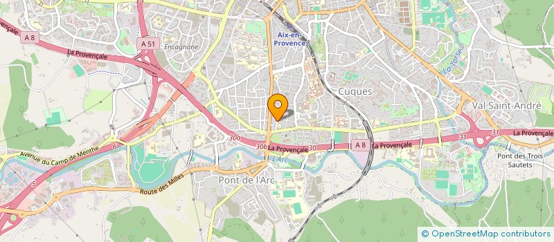localisation de l'entreprise SCI MARAGNRIC à AIX-EN-PROVENCE