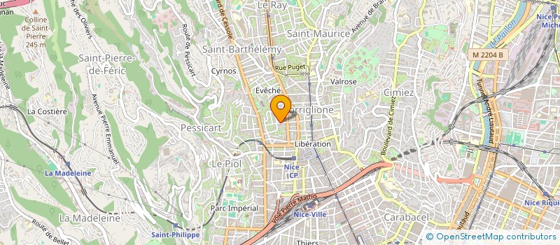 localisation de l'entreprise SCI MARAGO à NICE
