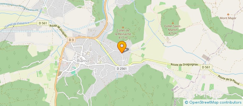 localisation de l'entreprise SCI MARAICHERS  RIANS