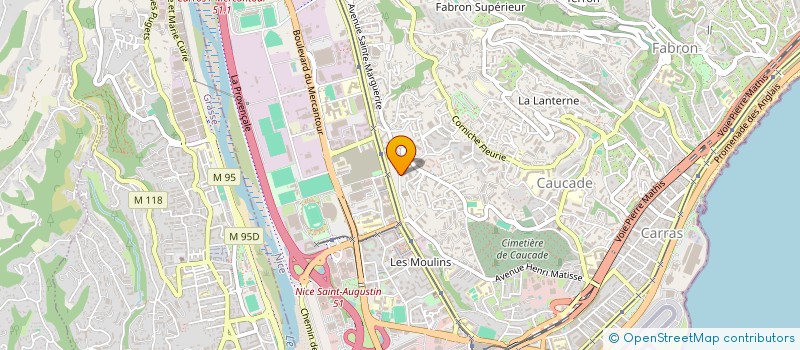 localisation de l'entreprise SCI MARAICHERS à NICE