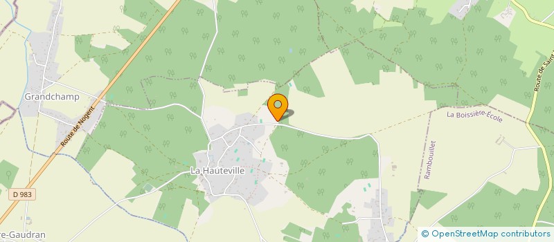 localisation de l'entreprise SCI MARAIS 4 FILS  LA HAUTEVILLE