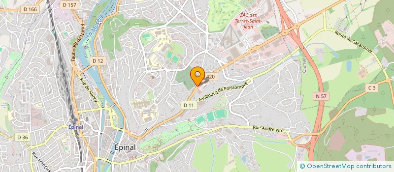 localisation de l'entreprise SCI MARAIS à EPINAL