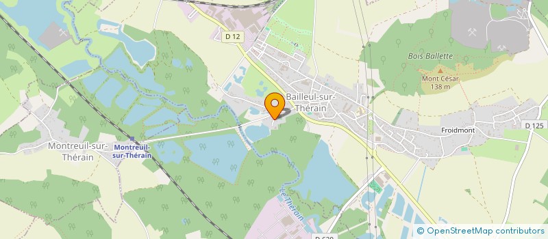 localisation de l'entreprise SCI MARAIS SAINT LUBIN  BAILLEUL-SUR-THERAIN