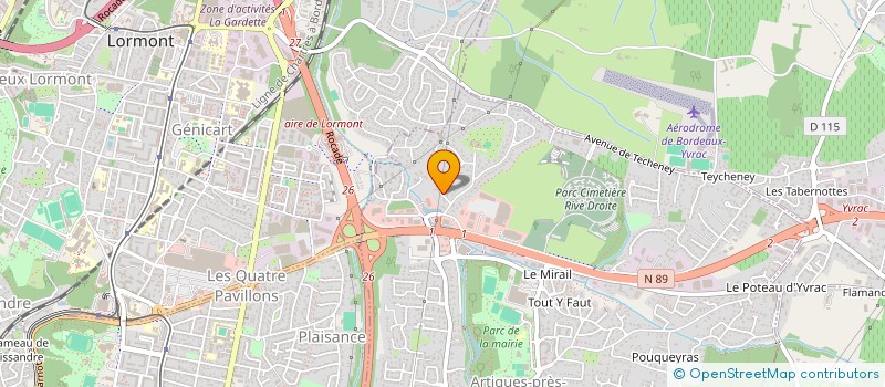 localisation de l'entreprise SCI MARAISON  ARTIGUES-PRES-BORDEAUX