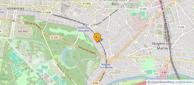 localisation de l'entreprise SCI MARAJO à NOGENT-SUR-MARNE