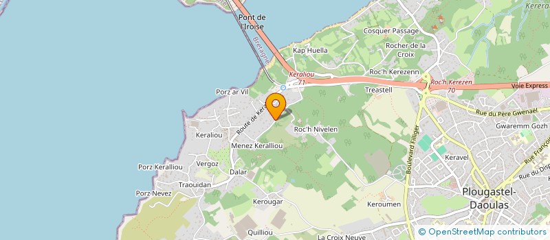 localisation de l'entreprise SCI MARAL  PLOUGASTEL-DAOULAS