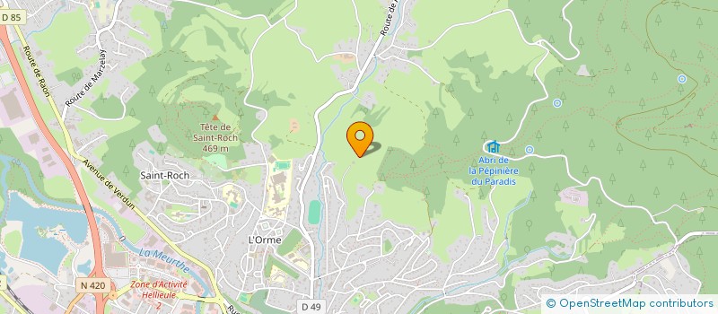 localisation de l'entreprise SCI MARAL à SAINT DIE DES VOSGES