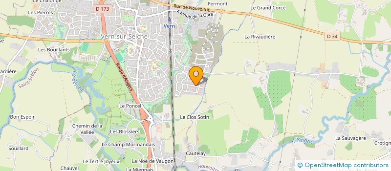 localisation de l'entreprise SCI MARAL  VERN-SUR-SEICHE