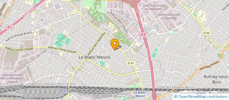 localisation de l'entreprise SCI MARALA à LE BLANC-MESNIL