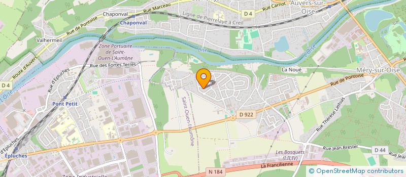 localisation de l'entreprise SCI MARALEX  MERY-SUR-OISE