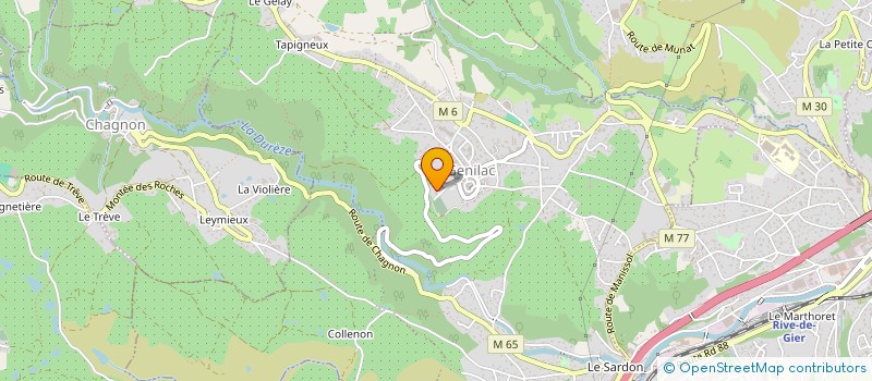 localisation de l'entreprise SCI MARALEX  GENILAC