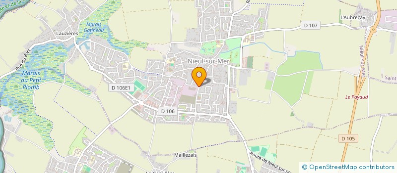 localisation de l'entreprise SCI MARALIS  NIEUL-SUR-MER