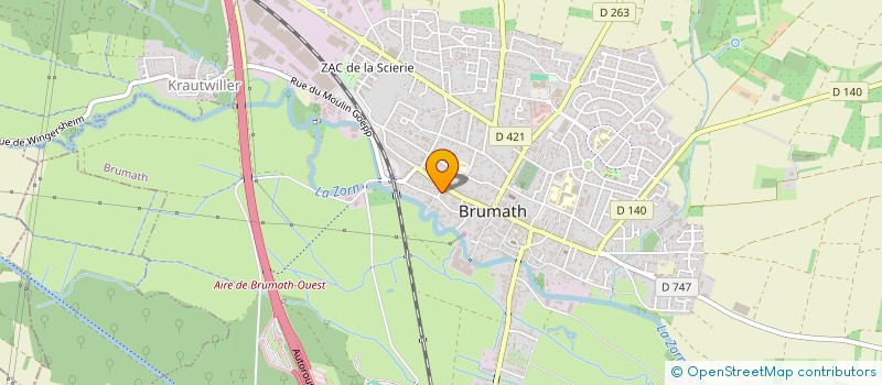 localisation de l'entreprise SCI MARALYANNA  BRUMATH