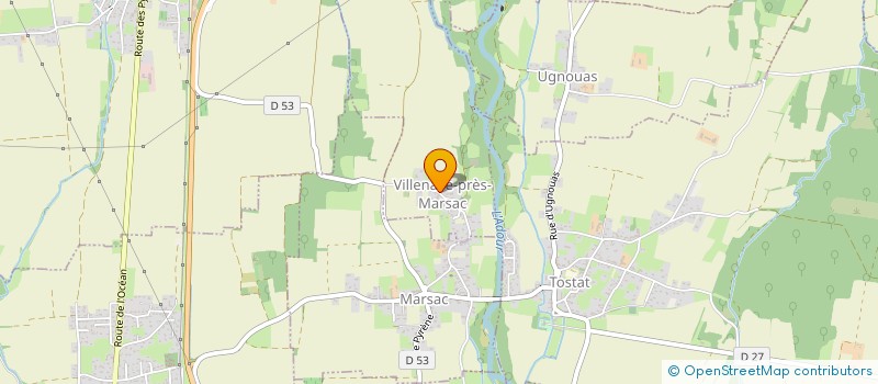 localisation de l'entreprise SCI MARAMA  VILLENAVE-PRES-MARSAC