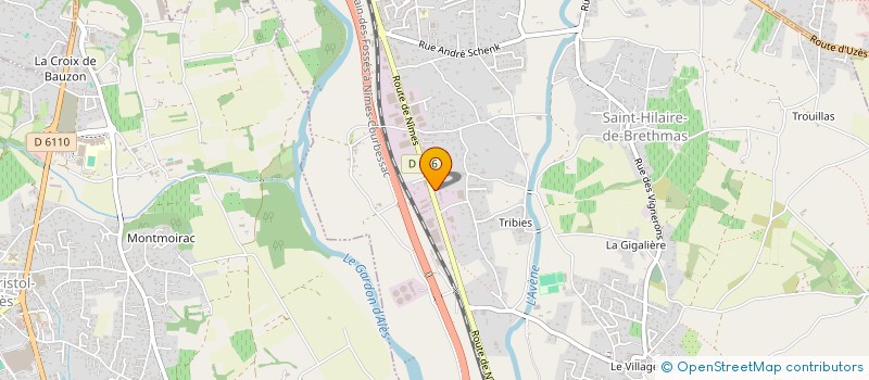 localisation de l'entreprise SCI MARAMEOU  SAINT-HILAIRE-DE-BRETHMAS