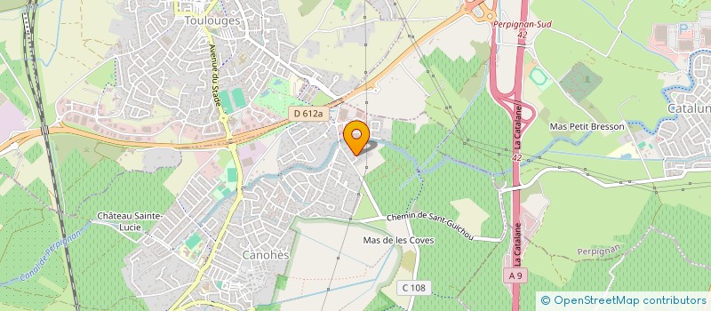 localisation de l'entreprise SCI MARAN  CANOHES