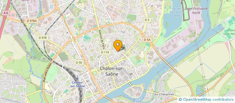 localisation de l'entreprise SCI MARANBERT à CHALON-SUR-SAONE