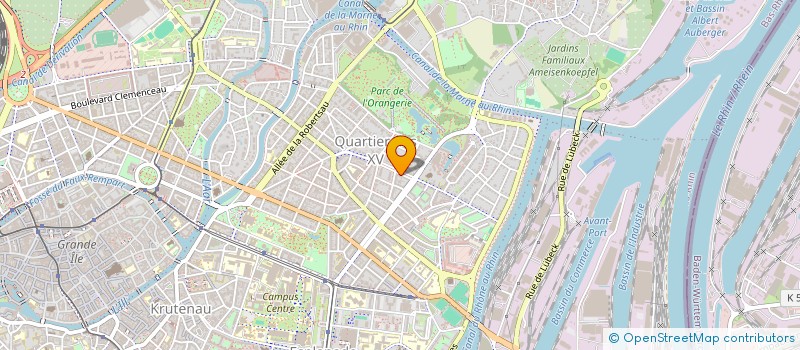 localisation de l'entreprise SCI MARANDE  STRASBOURG