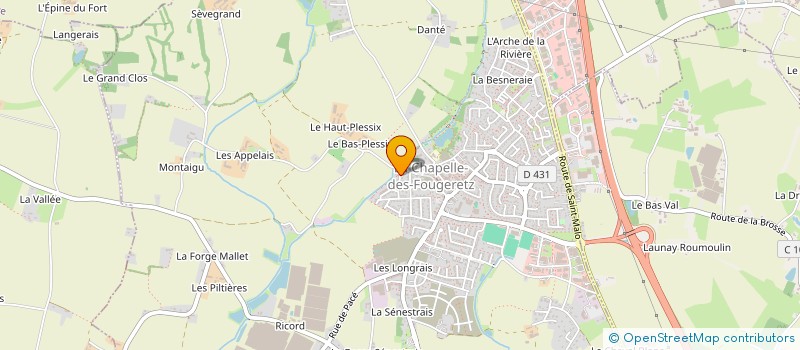 localisation de l'entreprise SCI MARANDES  MELESSE