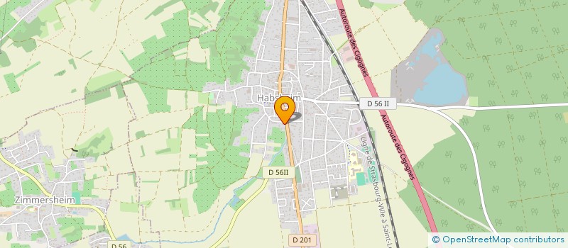 localisation de l'entreprise SCI MARANDOE  HABSHEIM