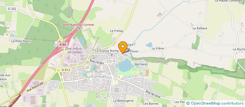 localisation de l'entreprise SCI MARANDOL  SAINT-AUBIN-DU-CORMIER