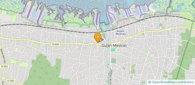 localisation de l'entreprise SCI MARANT à GUJAN-MESTRAS