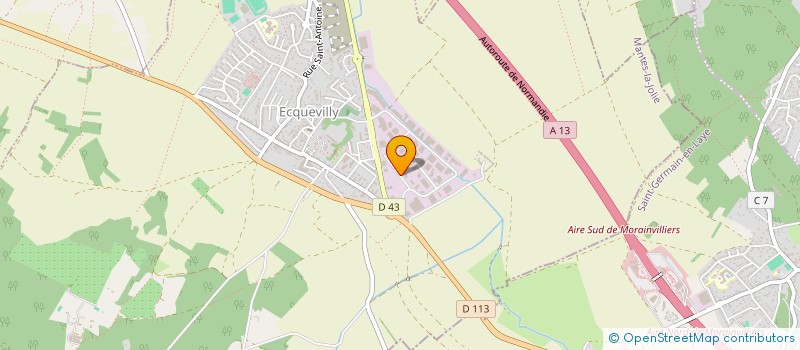 localisation de l'entreprise SCI MARANT  ECQUEVILLY